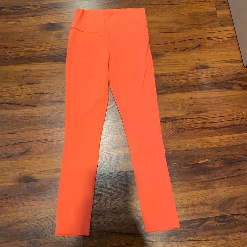 💕2 for $15 coral skinny stretch nylon dress leggings